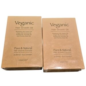 Two Veganic Hair Growth Oil 2 Packs - Sealed